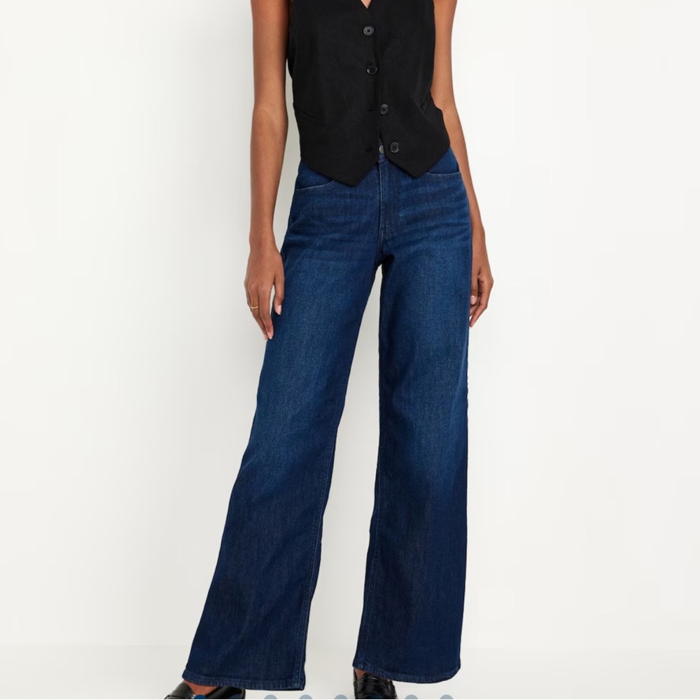 NWT Old Navy High Rise wide leg denim